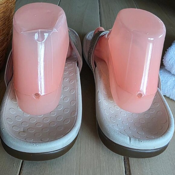 VIONIC ( 9 ) TIDE  Podiatrist-Designed Footbed Orthotic Support Leather Sequin - Picture 6 of 10